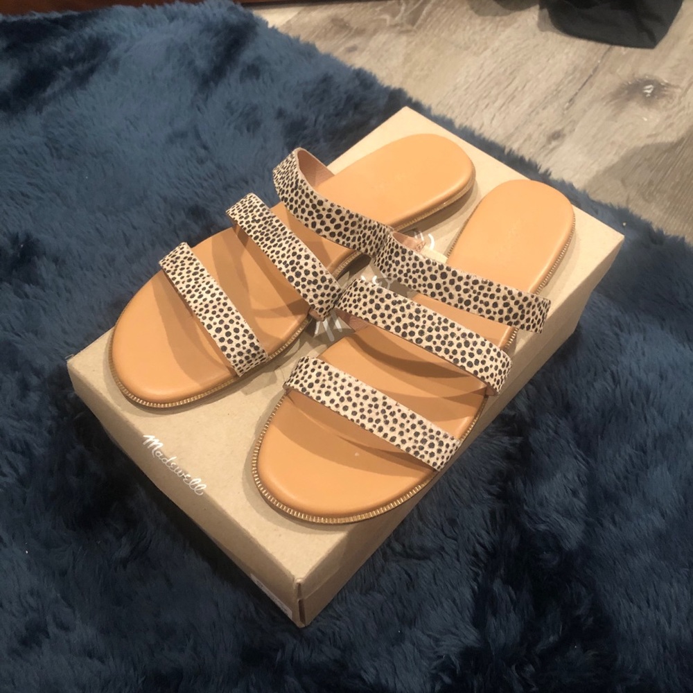 Madewell Triple Strap Flat Sandal